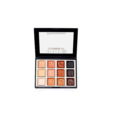 European Body Art Encore Alcohol Activated Makeup Palette, Master Palette - Skin