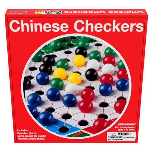 Pressman Chinese Checkers - Classic Game of Strategy for 2-6 Players by Pressman