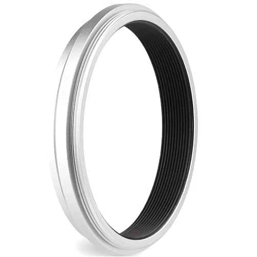 Haoge Lens Filter Adapter Ring for Fujifilm X100VI Fuji FinePix X100V Camera fit 49mm UV CPL ND Filter Lens Cap Replace Fujifilm AR-X100 Silver