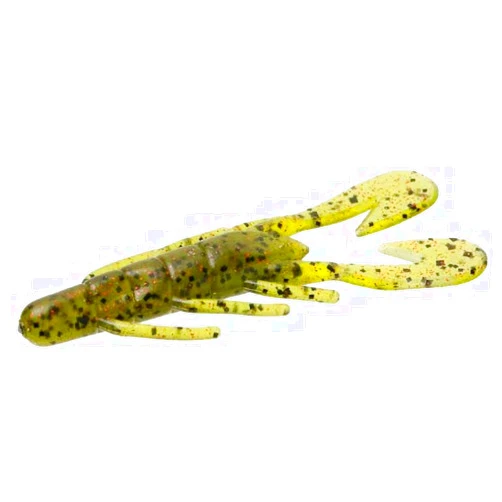 Zoom Bait Zoom 080054 Ultra-Vibe Speed Crawfish Trailer, 3-1/2-Inch, 12-Pack, Watermelon Red