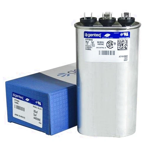 GE Genteq Oval Capacitor 35 5 uf MFD 440 Volt Z97F9735 97F9735