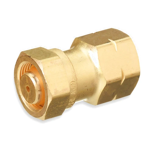 SÜA Acetylene Adaptor - CGA-520 (Size B Cylinder) to CGA-510 (P.O.L. Regulator) - SÜA CGA-520 to CGA-510