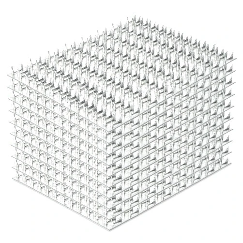 MOZCORN Truss Plates 6 x 8, Pronged Truss Mending Plates with Nail Teeth, Galvanized Truss Brackets for Truss to Rafter Wood Connections, Steel Repair Plates Wood Connector(10 Pcs)