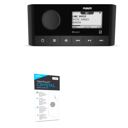 BoxWave Screen Protector Compatible with Garmin Fusion (MS-RA60) - ClearTouch Crystal (2-Pack), HD Film Skin - Shields from Scratches