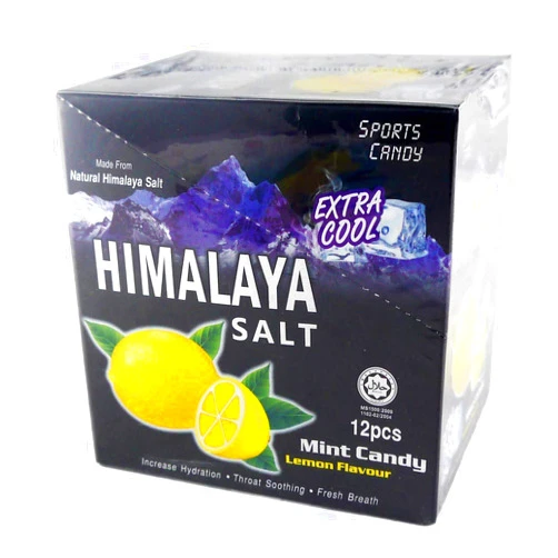 Big Foot 1 Box Big Foot Natural Himalaya Salt Mint Candy - Lemon Flavour ( 12 Pcs )