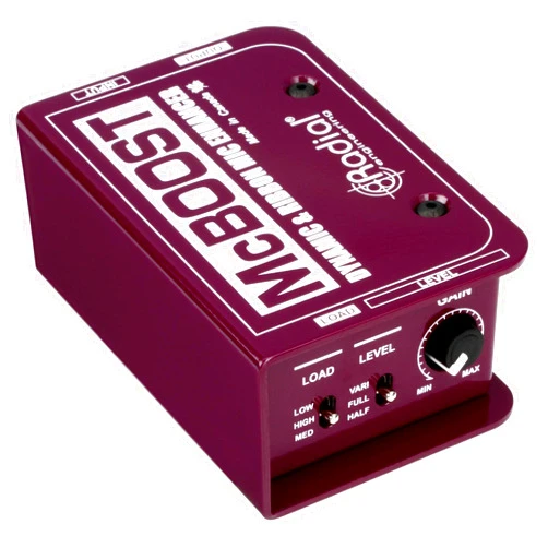 Radial Engineering Radial McBoost 1-Channel Active Mic Boost Direct Box