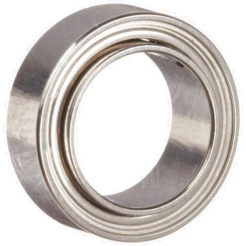 Dynaroll Precision Miniature Ball Bearing, ABEC-5, Double Shielded, Extended Inner Ring, Stainless Steel