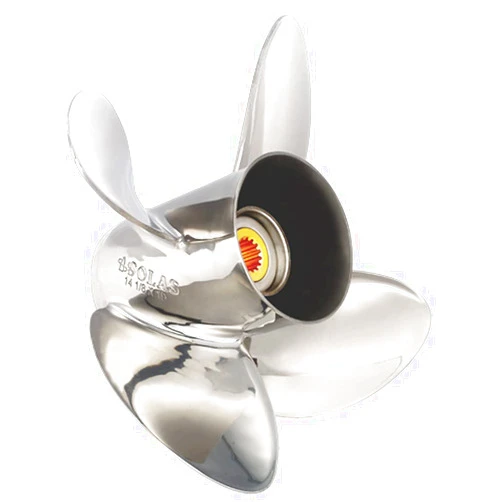 Solas 9553-143-17 Rubex HR4 Stainless Steel 4-Blade Propeller - RH, 14.25