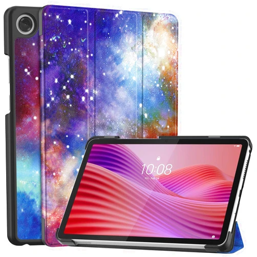 Ratesell Smart Case for Lenovo Tab One/Tab K9 8.7-Inch, Lightweight Trifold Stand Cover with Auto Wake/Sleep, Outer Space
