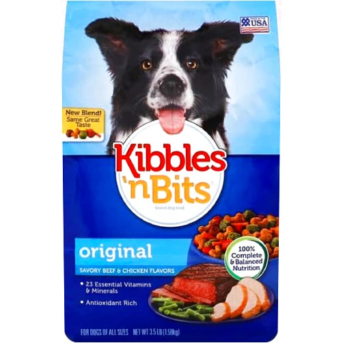 Kibbles 'n Bits Dog Food Original Savory Beef & Chicken Flavor
