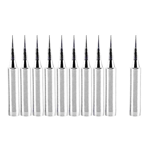 Sunicon 10Pcs 900MTI Soldering Iron Tips Replacement Station Tool for Hakko, Radio Shack, TENMA, ATTEN, QUICK, Aoyue, Yihua Soldering Station And More Tool
