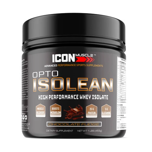 Icon Muscle Isolean Whey Protein Powder, Chocolate, 1 Pound