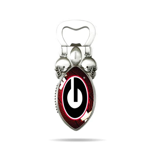 Rico Industries NCAA Magnetic Bottle Opener, Stainless Steel, Strong Magnet to Display on Fridge