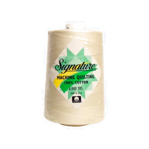 Signature Thread Signature 100% Ctn Quilt Thread 6000yd Parchment 100PercentCtnQltThrd6000Pchmt Cream White