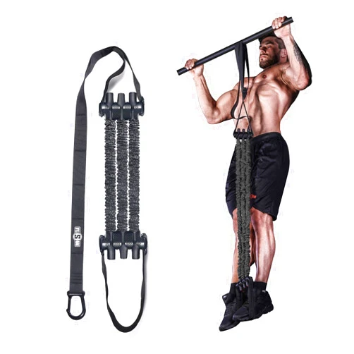 INNSTAR Pull up Assist Band System Adjustable Anti Snap Chin Up Assistance Elastic Resistance Band “Patent Pending”