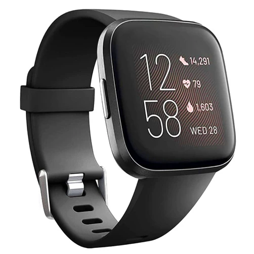 Yuuol Replacement Bands Compatible with Fitbit Versa/Versa 2 / Versa Lite, Silicone Adjustable Classic Accessory Wristband Fitness Straps for Women Men Small and Large