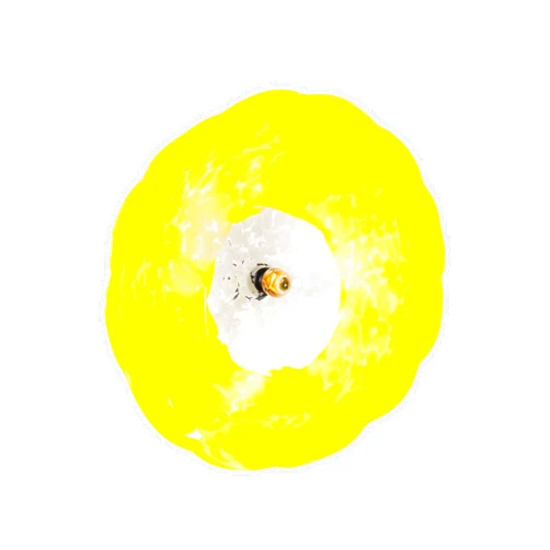 Dale Tiffany AW24056-D14 Fiore Hand Blown Art Glass Wall Decor with Floral Finial Centerpiece, Yellow, 14