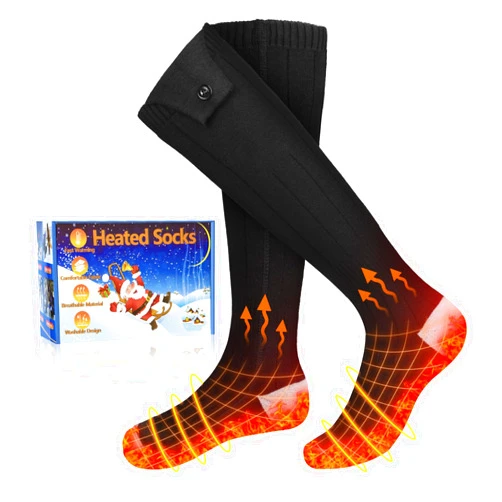 Onedidy Heated Socks, Heated Socks for Women Men, 5000mAh Rechargeable Electric Heated Socks Up to 8 Hours, Washable Winter Warm Socks for Outdoors Work Fishing Hunting Skiing Cycling Hiking Camping