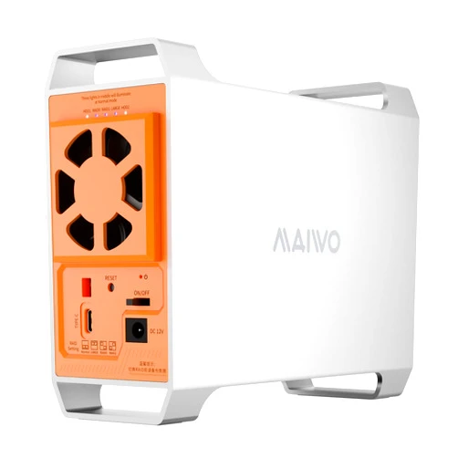 MAIWO Dual Bay SATA RAID Enclosure for 3.5