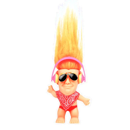 TAOMEINONG Funny Car Decorations for Girls 2024 Trump Merchandise Car Accessories Cute Trump Troll Doll Car Ornaments Donald Trump Presents for Women