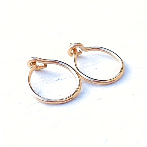 GraceCode Small 8mm Gold Hoop Earrings for Cartilage Women, 14K Yellow Gold Filled Handmade Tiny Thin Huggie Hoops 14K Yellow Gold Filled 8mm