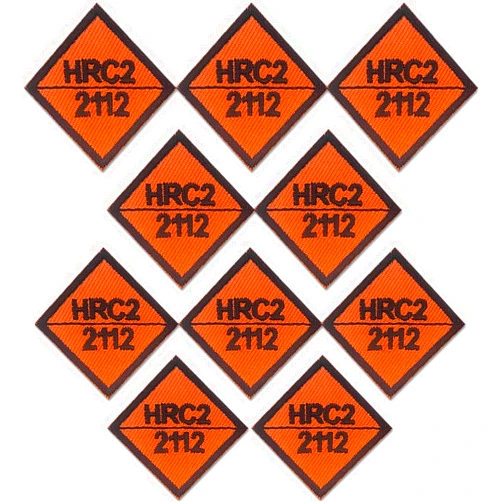 Laughing Lizards HRC2 2112 Replacement Patches (10-Pack) Iron or Sew on Clothing Embroidered Patches Set Sew on Appliques Emblem Badges (HRC2 2112)