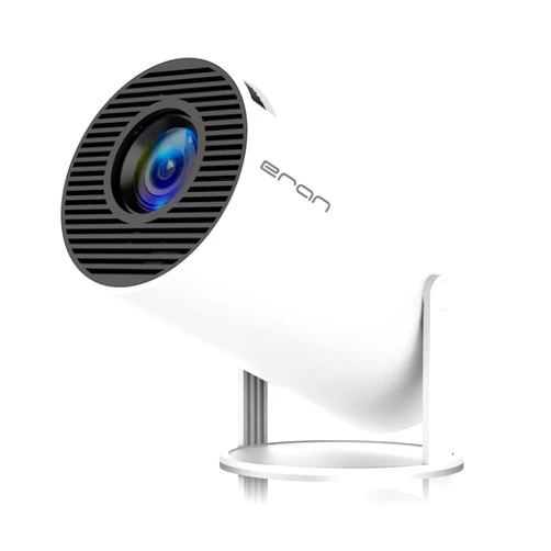 Ear&ear Mini Projector, HY300 PRO Portable Projector, Support 4K 1080P with Dual-Band WIFI6 5G Wireless 5.0 Bluetooth Android 13, 180° Rotatable, Auto Keystone Correction, 40