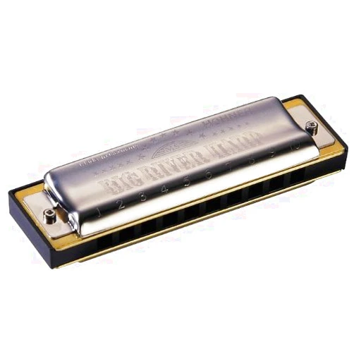 Hohner Big River Harp MS Harmonica in Chrome - Key of E