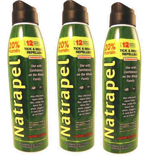 Natrapel 8 Hour Insect Repellent 6oz Spray (3 Pack)