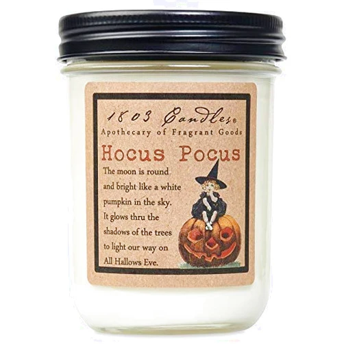 1803 Candles - 14 oz. Jar Soy Candles - (Hocus Pocus)