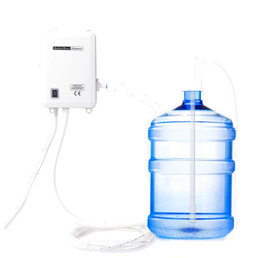 Beflog Bottled Water Dispenser Pump System - 20ft 110V AC US Plug Water Dispensing Pump with Single Inlet - Compatible Use with Coffee/Tea Machines, Water Dispensers, Refrigerators, Ice Makers