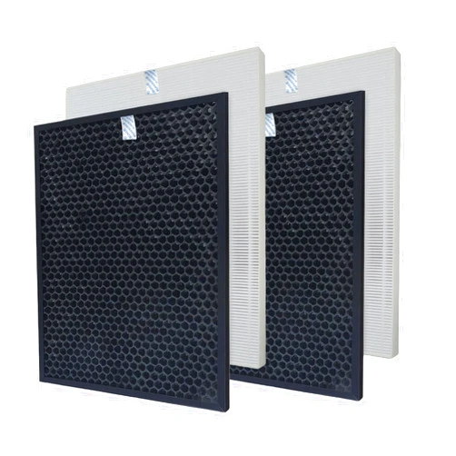 PUREBURG Replacement Filter Compatible with Winix XLC Dual 4-Stage True HEPA Air Purifier, Filter X2, H13 True HEPA Activated Carbon Air Clean Dust VOCs