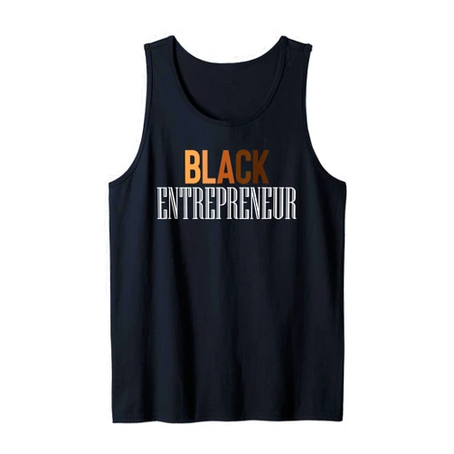Melanin Hustle and Entrepreneur Gifts Shirts Co. Black History Month Women Business Owner Black Entrepreneur Tank Top