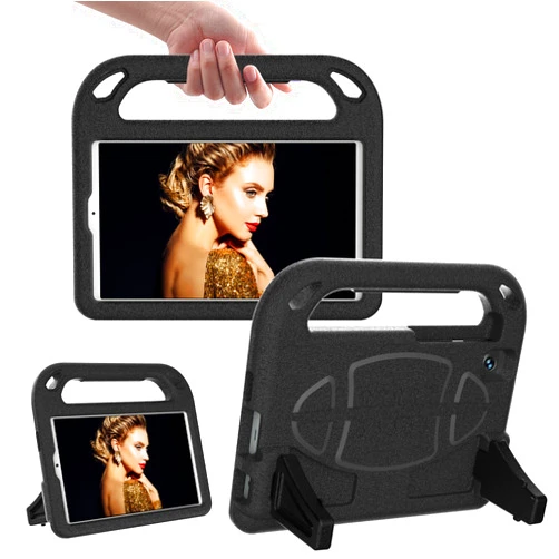 YWYNI Case for Galaxy Tab A 8.0 2019 Release Model SM-T290/SM-T295,Samsung Galaxy Tab A9/A7 Lite Case for Kids 8.7 Inch (Model: SM-X110/X115/X117/T220/T225/T227), Black