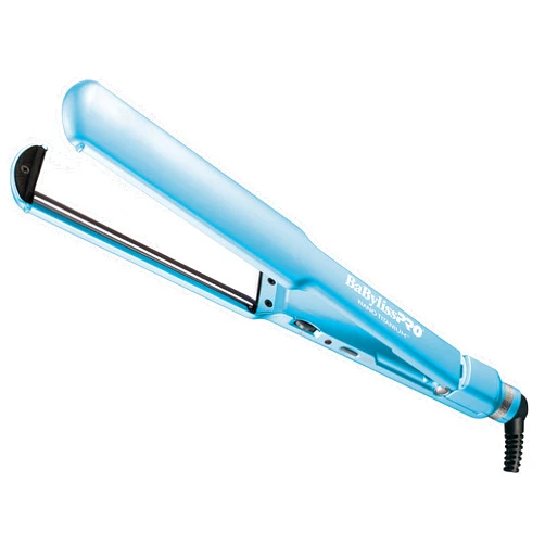 BabylissPRO Nano Titanium Ultra-Thin Hair Straightener, Professional Flat Iron For All Hair Types