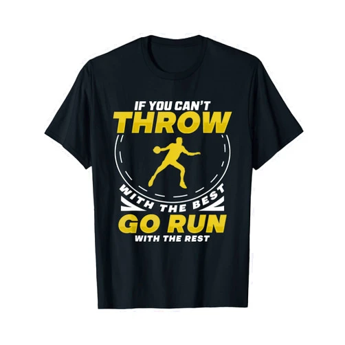 Discus Thrower Gift For Men Track And Field Throw With The Best Discus Thrower Tack And Field Discus T-Shirt
