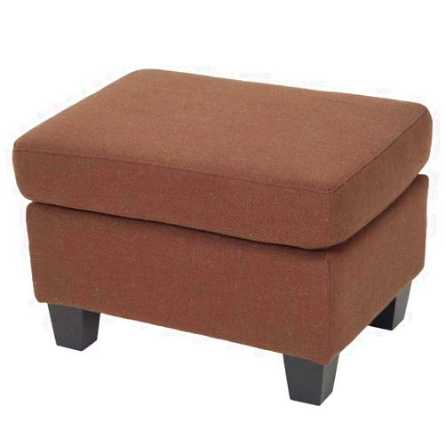 Christopher Knight Home Rosella Fabric Ottoman, Chocolate