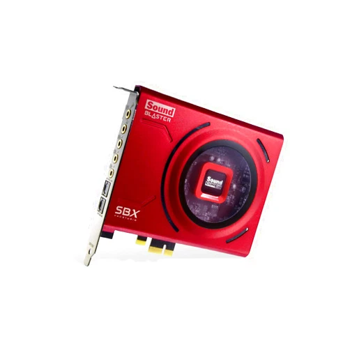 Creative Sound Blaster Z SE Internal PCI-e Gaming Sound Card and DAC, 24-bit / 192 kHz, 116 dB SNR, ASIO, 600Ω Headphones Amp, Mic EQ, Discrete 5.1 / Virtual 7.1, Supports Dolby Digital Live, DTS