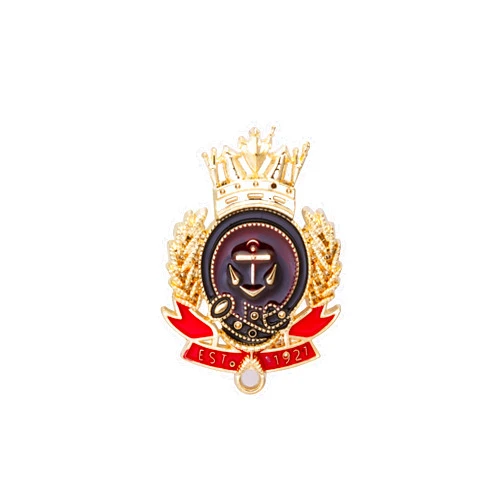 Knighthood British Royal Navy Chief Petty Officer's Badge Lapel Pin Brooch for Men