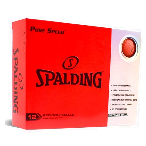 Spalding Pure Speed 12 Ball Pack - Red