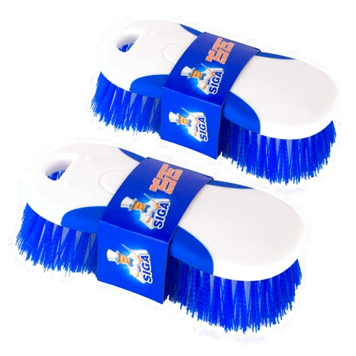 MR.SIGA Multi Purpose Heavy Duty Scrub Brush - Pack of 2
