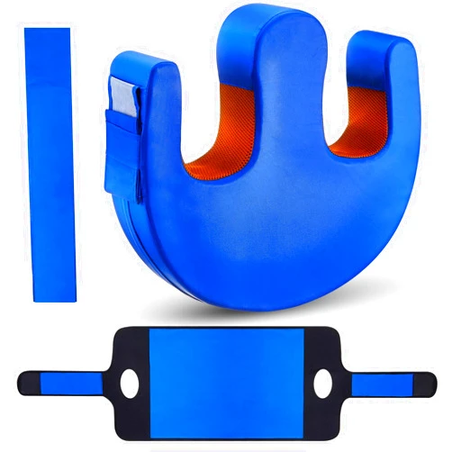 TrelaCo 2 Pcs Bedridden Patient Turning Device Christmas Bedridden Gifts Multifunctional Turning Pillow with Removable Belts for Adults Elderly Bedridden Patients Nursing Supplies(Blue)
