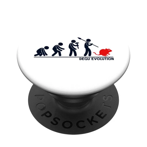 Süße Degu Käfig Futter Spielzeug Zubehör Geschenke Degu Evolution Rodent Shrub Rat Common Degu PopSockets Adhesive PopGrip