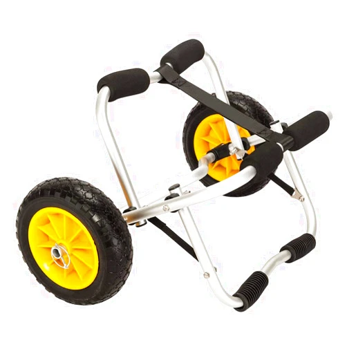 Ktaxon Kayak Cart, Boat Canoe Carrier Dolly Trailer Tote, Foldable Paddle Board Trolley Boat Trailer Transport with NO-Flat Airless Tires Wheels