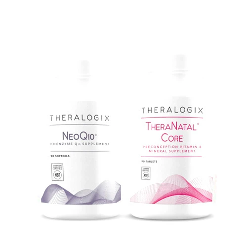 Theralogix NeoQ10 + Theranatal Core Bundle, (Pack of 2)