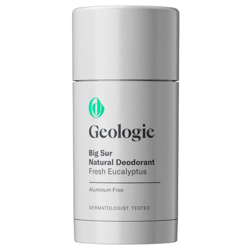 Geologie Big Sur Natural Deodorant | Eucalyptus Scent for Men & Women | Sensitive Skin Safe | Aluminum-Free, Baking Soda-Free, Dermatologist Tested, Vegan, Sulfate-Free, Paraben-Free | (2.6 oz)