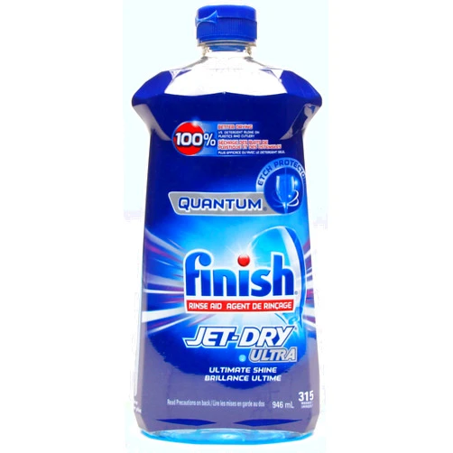 Finish Quantum Rinse Aid Jet-Dry Ultra Ultimate Shine, 32 Fl. Oz / 946 ml - 315 Washes