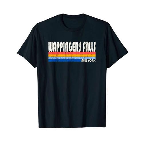Retro Wappingers Falls New York Souvenirs Vintage Retro 70s 80s Style Hometown of Wappingers Falls, NY T-Shirt