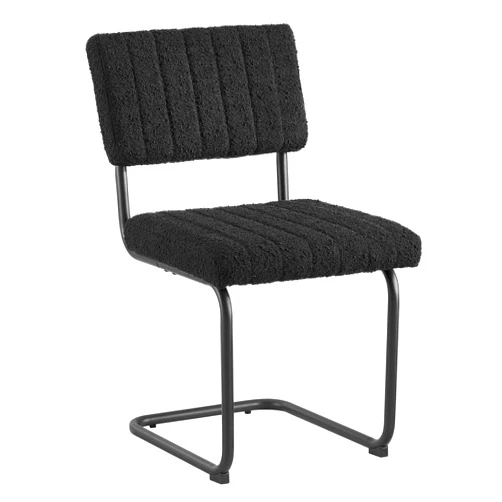 Modway EEI-6469-BLK-BLK Parity Boucle Dining Side Chairs - Set of 2, Black Black