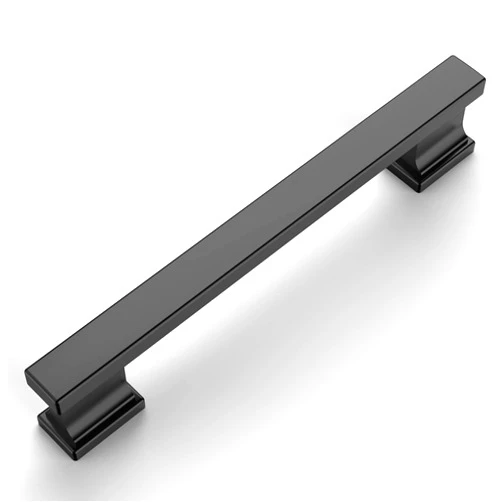 Amerdeco 10 Pack Matte Black Cabinet Pulls 5 Inch(128mm) Hole Centers Kitchen Cabinet Handles Cabinet Hardware Kitchen Handles for Cabinets Cupboard Handles Drawer Pulls ZH00013
